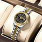 Women's 27mm Fluted Bezel Quartz Date Watch