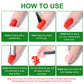 3pcs Set Gel Nail Polish Remover,Quickly & Easily Removes Uv Gel Polishes Within 2-3 Minutes,No Need To Soak Or Wrap Nails