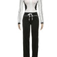 Patchwork 2 Piece Womens Tracksuit Set