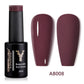 YOKEFELLOW 10ml Jelly Nude Gel Nail Polish High Quality Translucent Pink Nail Gel Varnish Soak Off UV Gel Polish Long Lasting