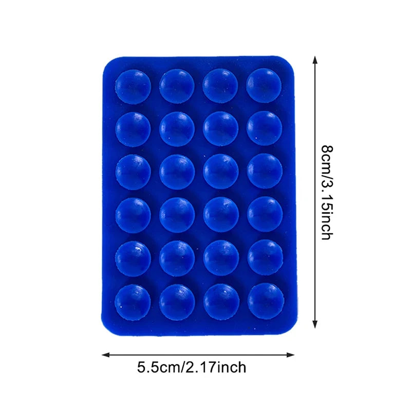 Silicone Suction Pad For Mobile Phone Fixture Suction Cup Backed Adhesive Silicone Rubber Sucker Pad For Fixed Pad