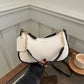 Yogodlns Crossbody Bag For Women - Adjustable Strap Crescent Shoulder PU Leather Zipper Closure