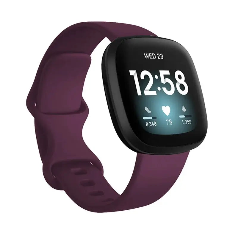 Fitbit Versa 4, Versa 3, Sense 2 & Sense Silicone Band, S or L