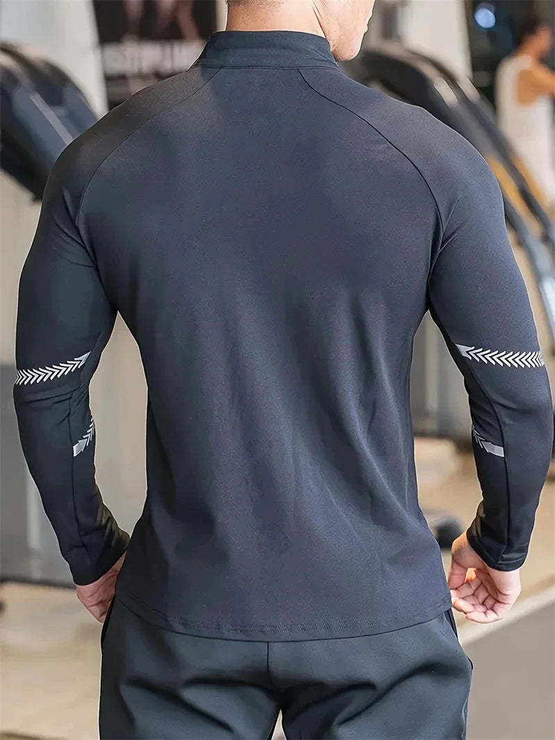 Men’s Compression Sports Jacket – Quick-Dry Fitness