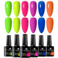 6pc Nail Gel Polish Set All-Season Ultra Pigmented Semi Permanent UV Painting Gel For Nails Salon DIY Manicure Varnish Design