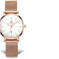 Women's Minimalist Mesh Date Quartz Watch