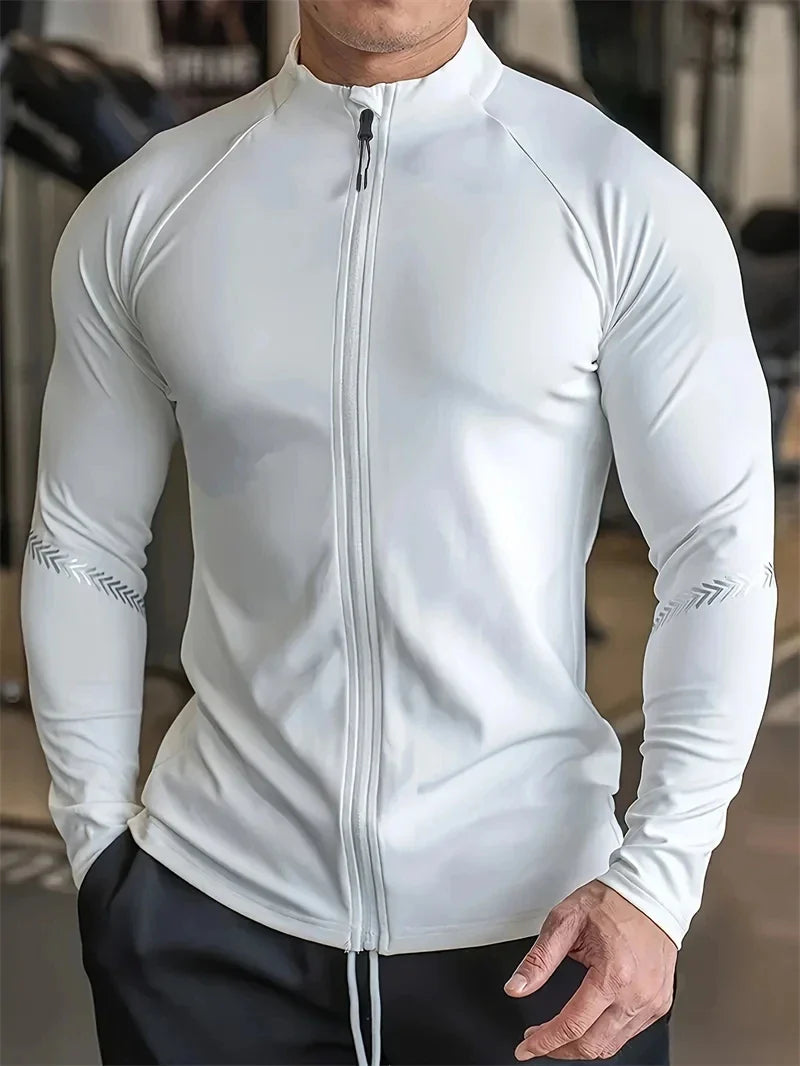 Men’s Compression Sports Jacket – Quick-Dry Fitness