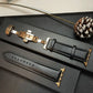 Apple Watch Leather Band with Metal Folding Clasp