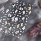 5D Metal Fish Nail Art Stickers Tiny Ocean Shoal of Fish Foil Waves Summer Beach Self Adhesive Decoration Manicure Decal DIY