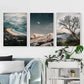 Nature Landscape Picture Wall Art Silk Painting Nordic  Modern Scenery Art Home Decor Poster and Print for Living Room Design