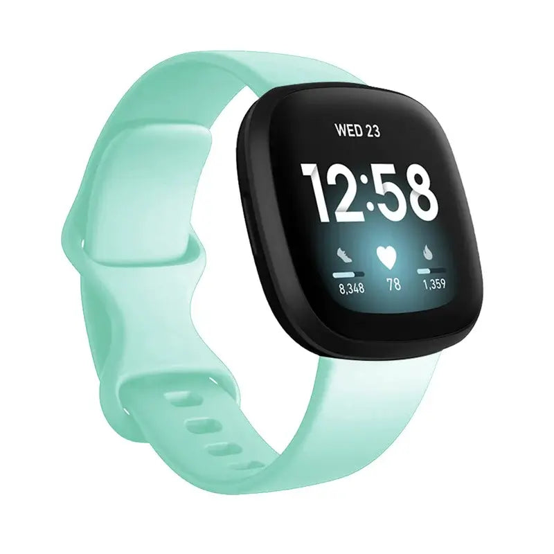 Fitbit Versa 4, Versa 3, Sense 2 & Sense Silicone Band, S or L
