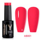 YOKEFELLOW 10ml Jelly Nude Gel Nail Polish High Quality Translucent Pink Nail Gel Varnish Soak Off UV Gel Polish Long Lasting