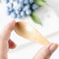Wooden Mini Salt Spoon | Small Solid Wood Condiment Spoon