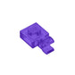 Gobricks GDS-813 1x1 Plate with Vertical Holder | Compatible with Lego 6019 and 61252