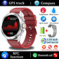 2025 New S4 Ultra Outdoor Sports Smart Watch Men AMOLED Screen NFC GPS Compass Heart rate Waterproof Bluetooth Call SmartWatch