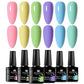 6pc Nail Gel Polish Set All-Season Ultra Pigmented Semi Permanent UV Painting Gel For Nails Salon DIY Manicure Varnish Design