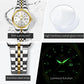 Women's 33mm Fluted Bezel Quartz Date Watch