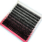 10Row 40D-200D 5D Fluffy Thick Lashes Clusters 10-18mmMix Wispy Individual Lashes Extensions Clusters DIY Makeup False Eyelashes