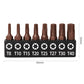 1/4 Screwdriver Bits Set 25mm 50mm S2 Alloy Steel | Professional DIY Hand Tool Kit