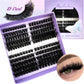 10Row 40D-200D 5D Fluffy Thick Lashes Clusters 10-18mmMix Wispy Individual Lashes Extensions Clusters DIY Makeup False Eyelashes