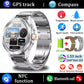 2025 New S4 Ultra Outdoor Sports Smart Watch Men AMOLED Screen NFC GPS Compass Heart rate Waterproof Bluetooth Call SmartWatch