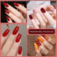 Faandin 7ml 1 Bottle, Solid Color Gel Nail Polish, Selected Red Nail Polish Gel, Uv Lamp Quick-Drying, Alcohol-Free, Full Color, Not Easy to Fade, High Saturation Color, Easy to Use, Can Be Used at Home, Essential Item for Fa
