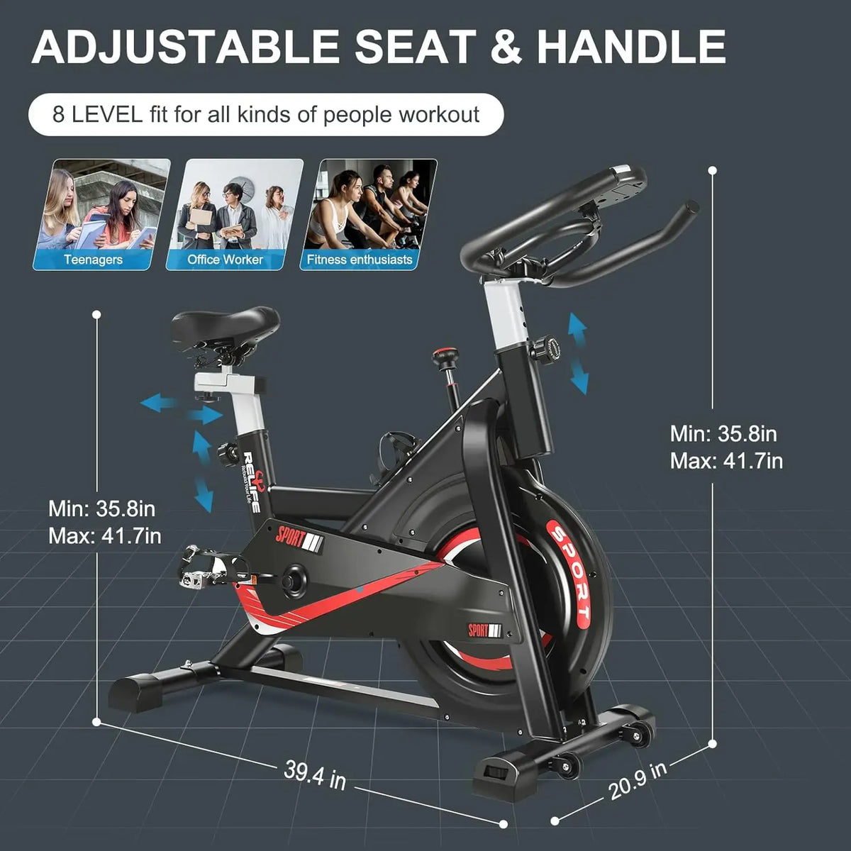 FusionRide Smart Fitness Bike