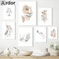 Amour Line Art Canvas Print