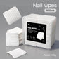 200/500Pcs/pack/box Solid Durable Nail Tools Manicure Gel Nail Polish Remover Pads Lint-Free Wipes Napkins Wraps