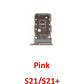 Phone Sim Card Tray For Samsung Galaxy S21 FE Plus Ultra S21+ New SIM Chip Slot Holder G990 G991 G996 G998 With Tool