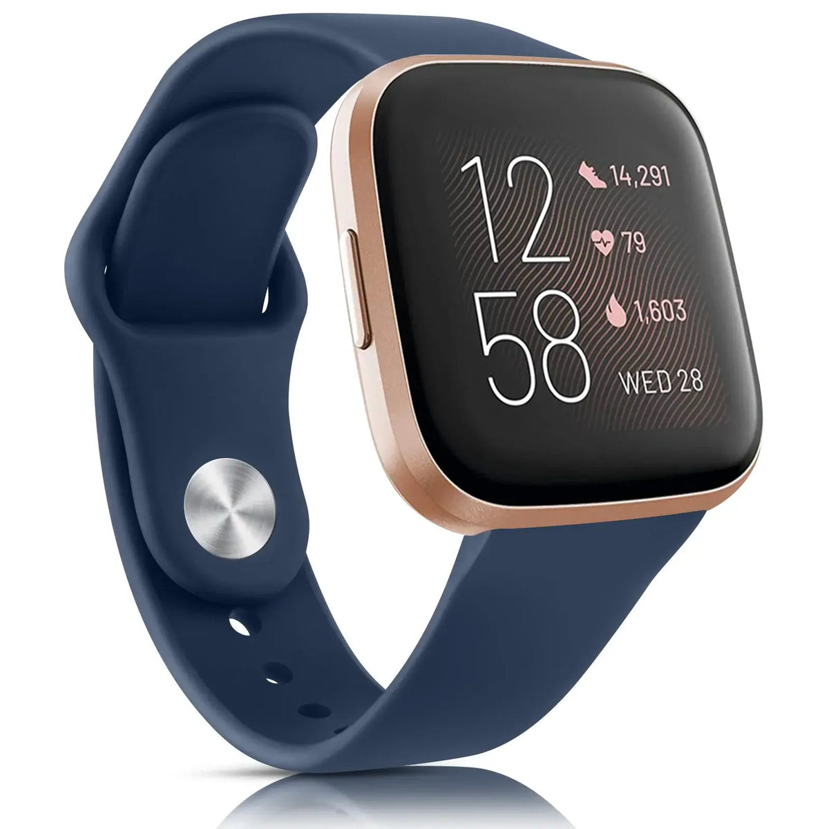 Fitbit Versa 4, 3, 2 & Sense 2 Soft Silicone Band, 15 Colors