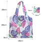 Leopard Print Large Capacity Handbag For Women Folding Shopping Bag For Daily Errands
