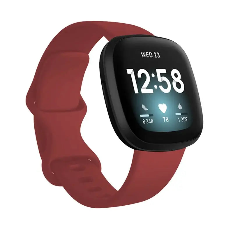 Fitbit Versa 4, Versa 3, Sense 2 & Sense Silicone Band, S or L