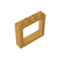 Gobricks Window 1 x 4 x 3 Train with Shutter Holes and Solid Studs on Ends | Compatible Building Block
