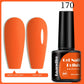 Faandin 7ml 1 Bottle, Solid Color Gel Nail Polish, Selected Red Nail Polish Gel, Uv Lamp Quick-Drying, Alcohol-Free, Full Color, Not Easy to Fade, High Saturation Color, Easy to Use, Can Be Used at Home, Essential Item for Fa