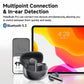QCY MeloBuds Pro ANC Bluetooth 5.3 Earphones Wireless 46dB Hybrid ANC Hi-Res LDAC Earbuds 6 Mic Headphones 34H in-Ear Detection