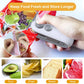 2in1 Mini Heat Bag Sealing Machine Food Package Bag Heat Sealer Plastic Storage Bag Clip Bag Handheld Portable Small Heat Sealer