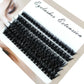 10Row 40D-200D 5D Fluffy Thick Lashes Clusters 10-18mmMix Wispy Individual Lashes Extensions Clusters DIY Makeup False Eyelashes