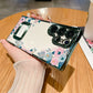 For Samsung S24 Ultra Luxury Plating Logo Hole Case For Samsung Galaxy S23 Ultra S22 Plus Flower Camera Film Transparent Cover