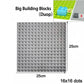 Classic Building Block Baseplates | 3-Pack Compatible Base Plates for Creative Construction Toys