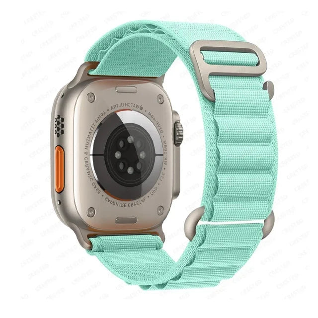 Apple Watch Alpine-Style Nylon Loop Band with Metal Hook