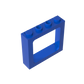 Gobricks Window 1 x 4 x 3 Train with Shutter Holes and Solid Studs on Ends | Compatible Building Block