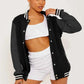 Women's Fleece Varsity Baseball Jacket