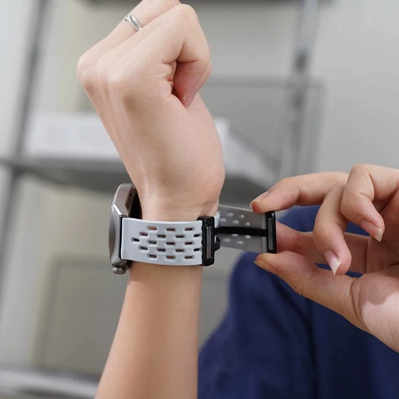 COROS PACE & APEX Perforated Silicone Band with Magnetic Clasp