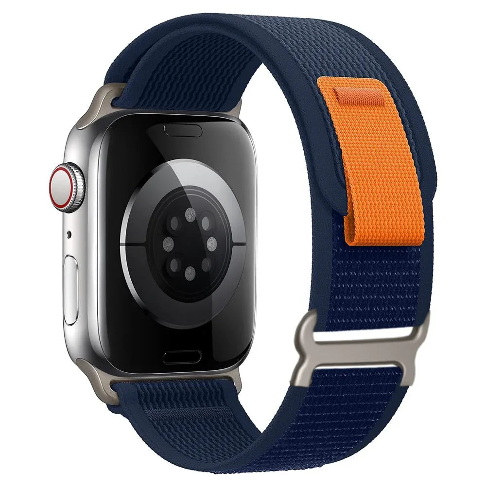 Apple Watch Two-Tone Nylon Trail Loop Band with Pull Tab