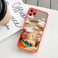 Printing Landscape phone case For iPhone 16 15 14 11 12 13 Pro Max Mini XS X XR 7 8 Plus SE2 Creative Mountains Shockproof Cover