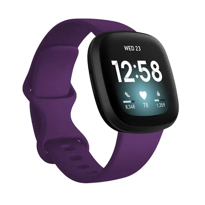 Fitbit Versa 4, Versa 3, Sense 2 & Sense Silicone Band, S or L