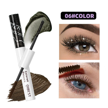 Qibest Double Head Diamond Glitter Waterproof Mascara