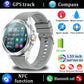 2025 New S4 Ultra Smart Watch Men Blood Oxygen Heart rate Compass Waterproof NFC GPS Tracking Bluetooth Call Sport Smartwatch