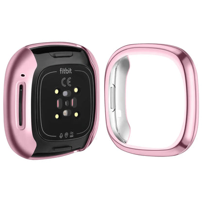 Fitbit Versa 4, 3, 2 & Sense 2 Case with Built-In Screen Protector